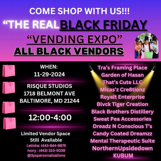 The Real Black Friday Vending Expo Announcement