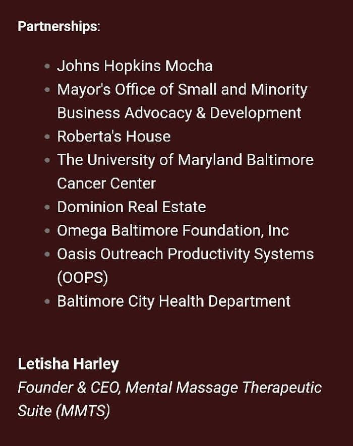 Vendor Call for B'More Mindful of Your Mental Health Event Date: Saturday, May 31 Time: 11 am - 5 pm ET Place: 1530 North Bentalou Street, Baltimore, MD 21216